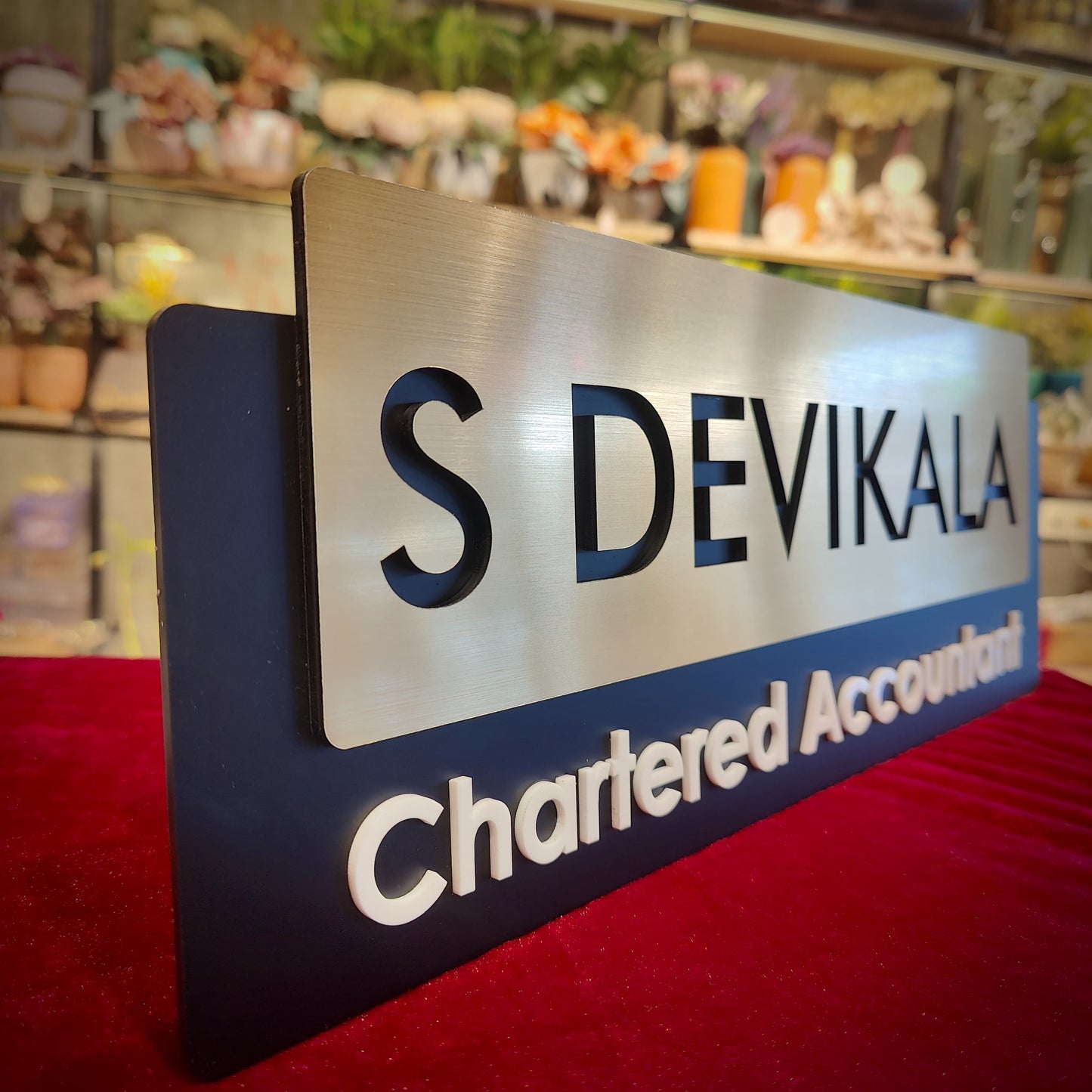 The Classic Chartered Accountant Nameplate