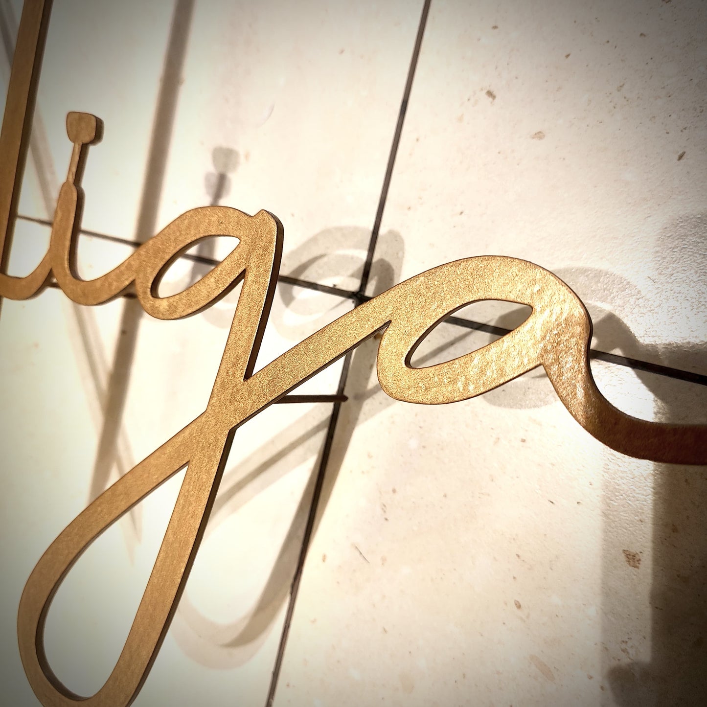 Casa Éclat Metal Nameplate