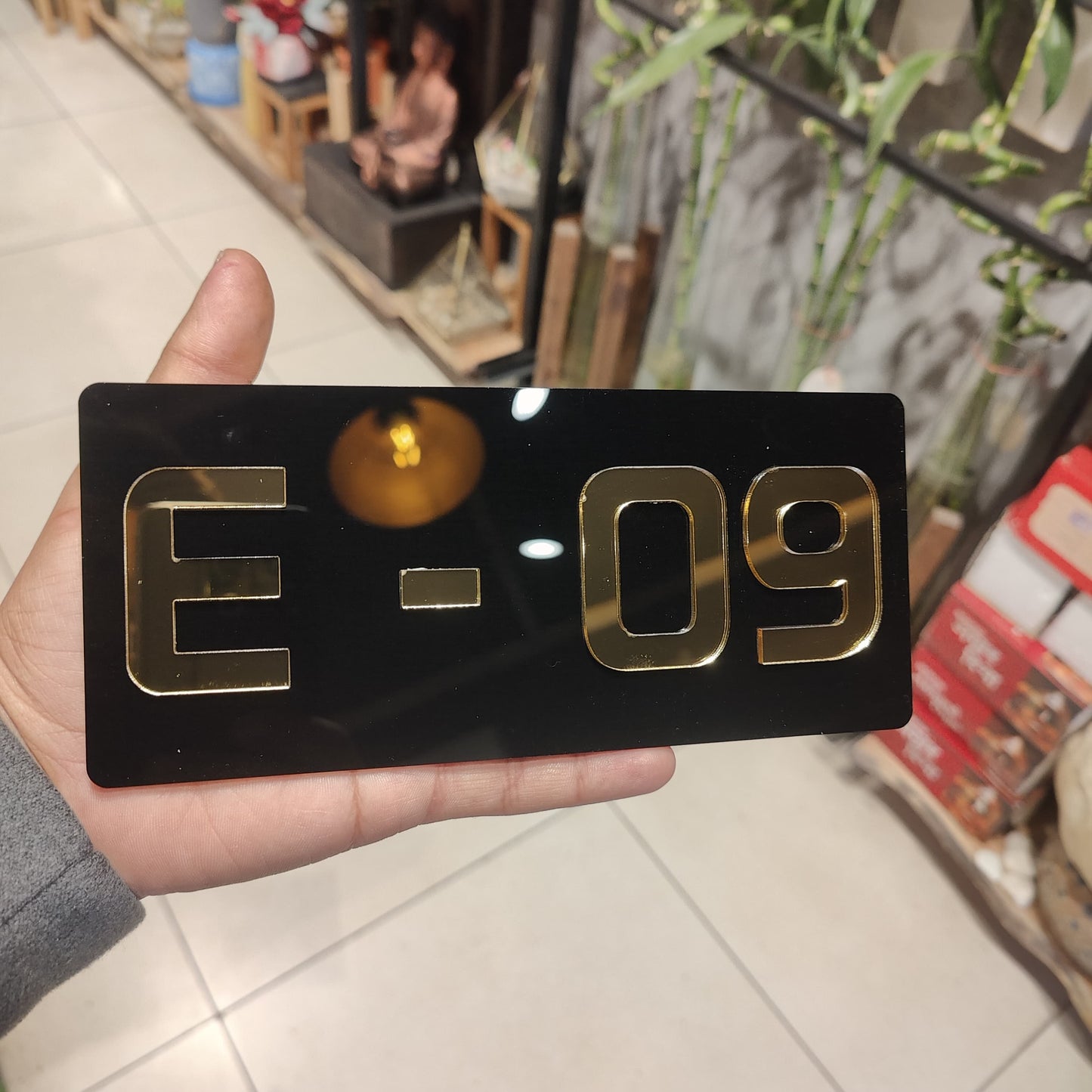 The Sleek Number Plate