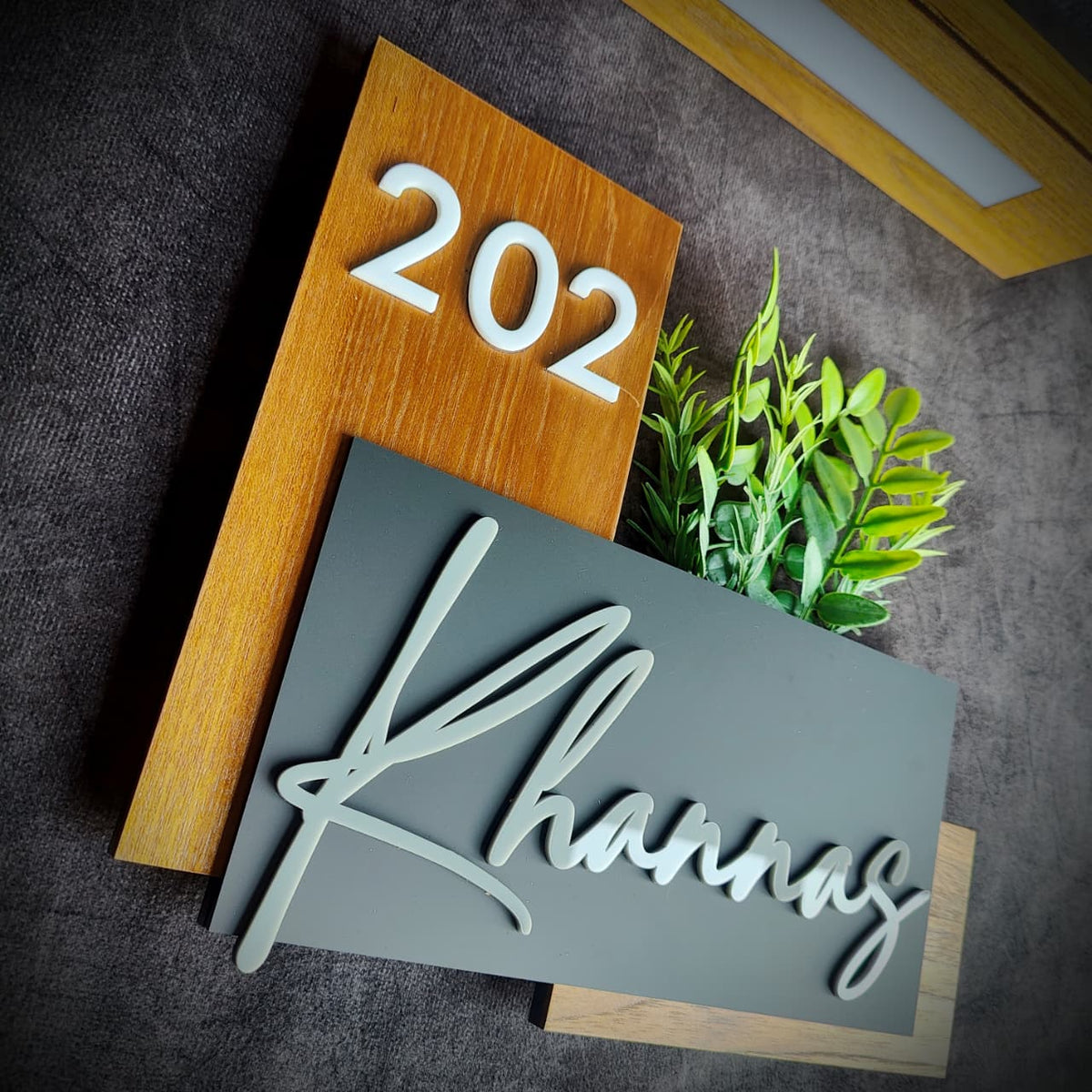 Radiant Nomara Luxe Nameplate