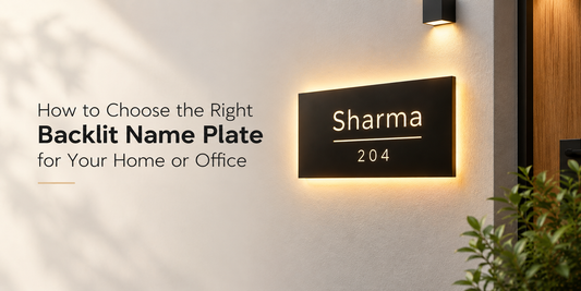 Backlit Name Plate