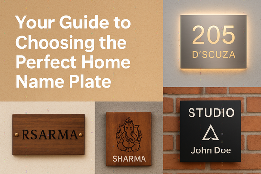 Name Plates for Apartments and Villas: Design Tips You’ll Love