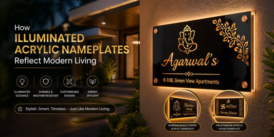 How Illuminated Acrylic Nameplates Reflect Modern Living