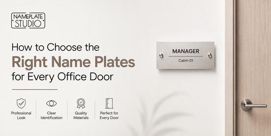 Name Plates for Every Office Door