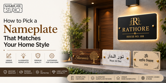 Nameplate That Matches Your Home Style