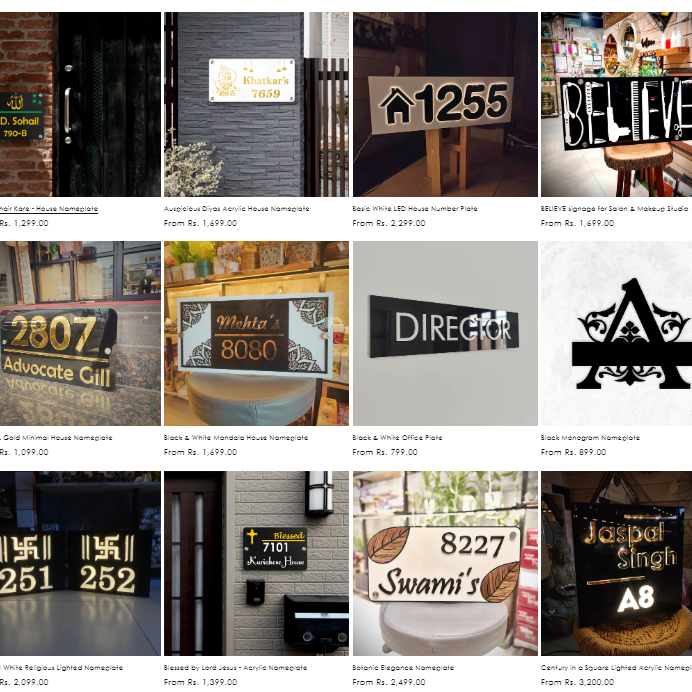 The Significance of a House Nameplate – Nameplate Studio