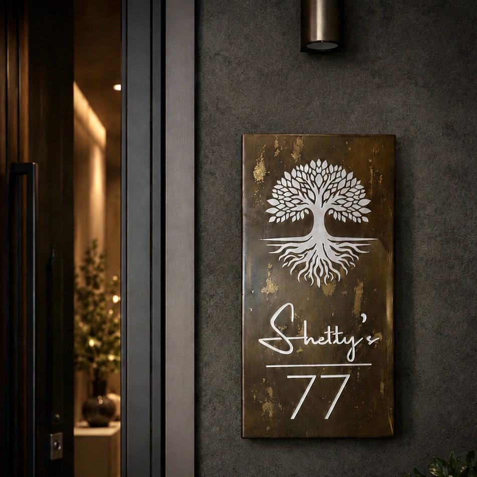 Arboré Luxe Nameplate