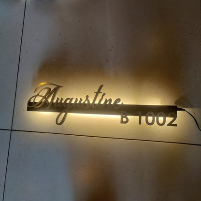 Lumi'Line Indoor Nameplate