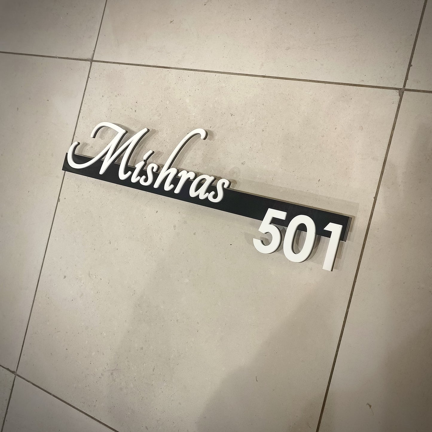 Lumi'Line Indoor Nameplate