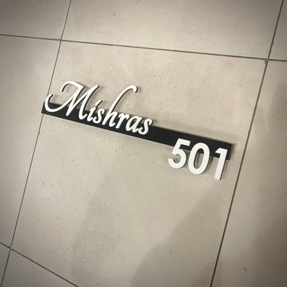 Lumi'Line Indoor Nameplate