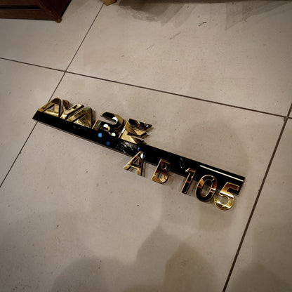 Lumi'Line Indoor Nameplate