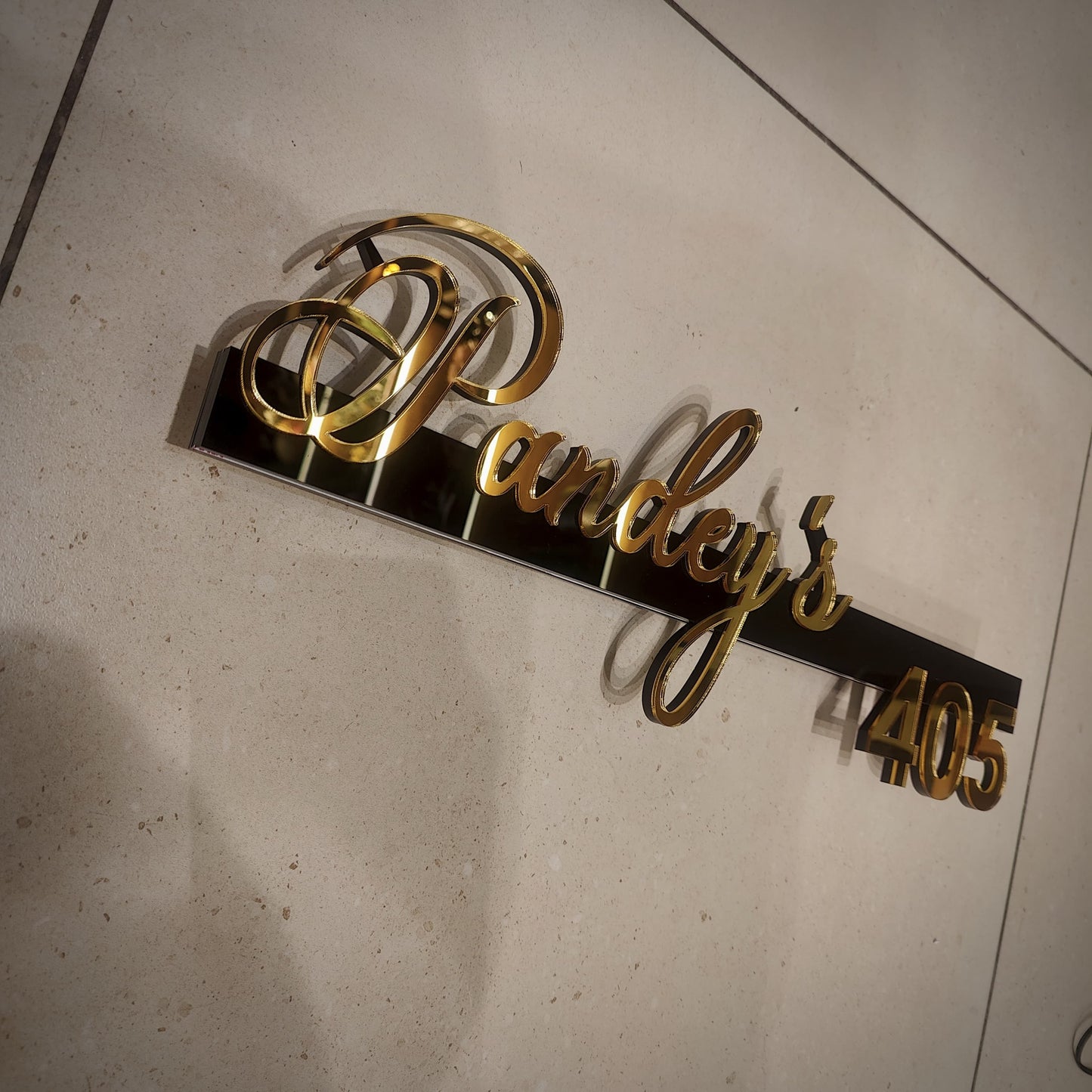 Lumi'Line Indoor Nameplate