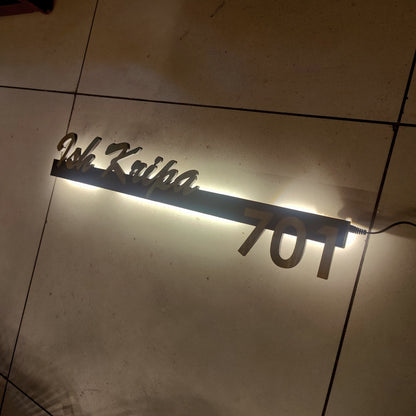 Lumi'Line Indoor Nameplate