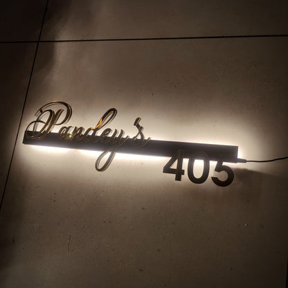 Lumi'Line Indoor Nameplate