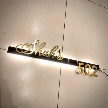 Lumi'Line Indoor Nameplate