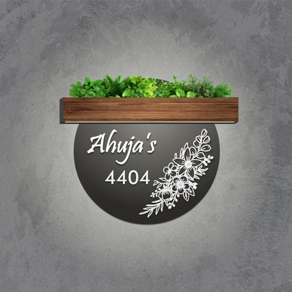 LushEdge Luxury Nameplate