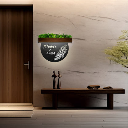 LushEdge Luxury Nameplate