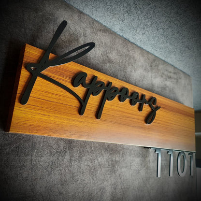 Maison Signature Nameplate