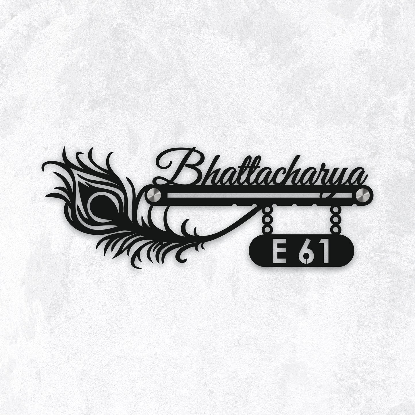 MorPankh Divine Metal Nameplate