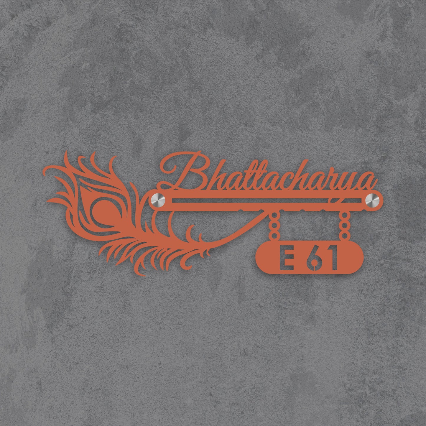 MorPankh Divine Metal Nameplate