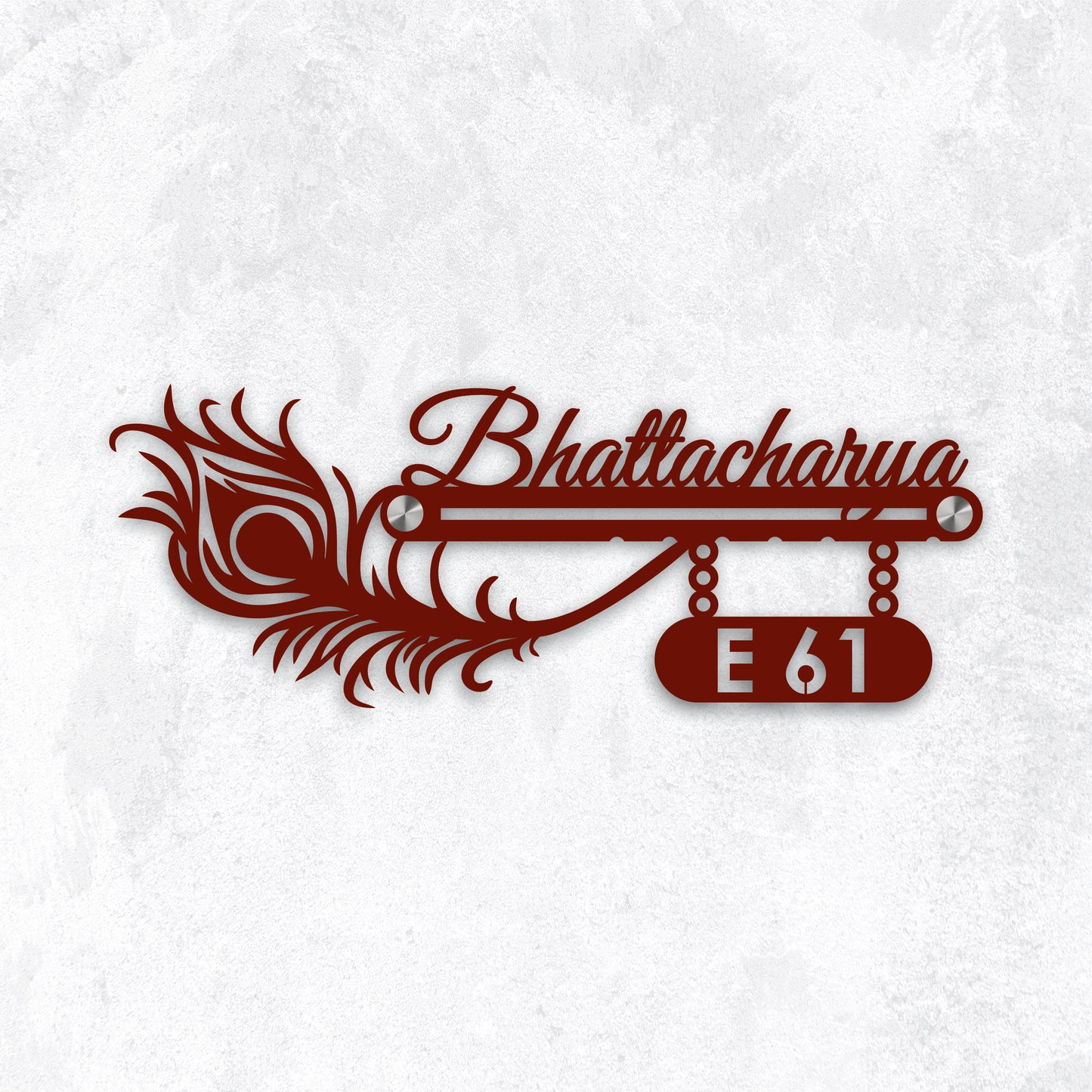 MorPankh Divine Metal Nameplate