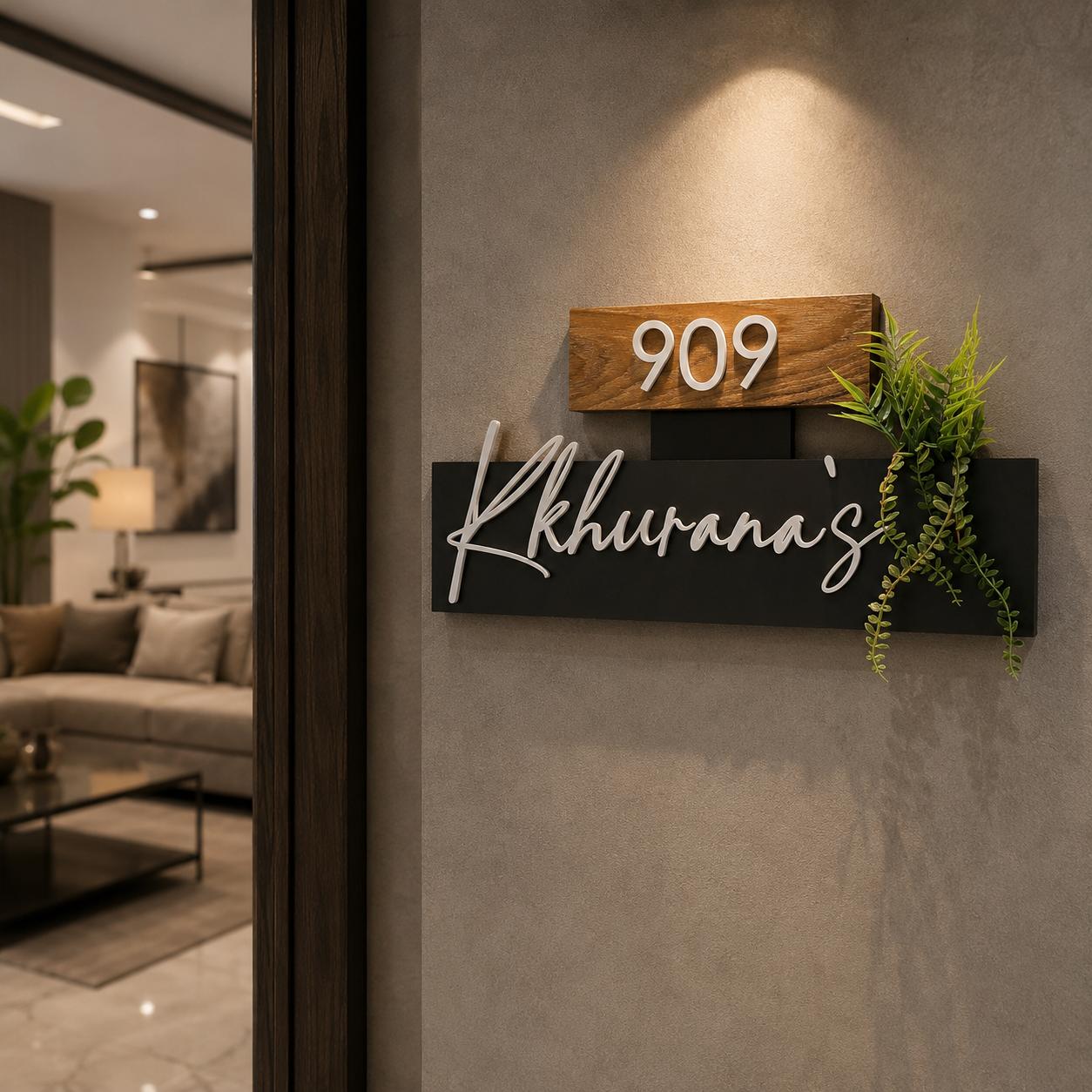 Nomara Luxe Nameplate