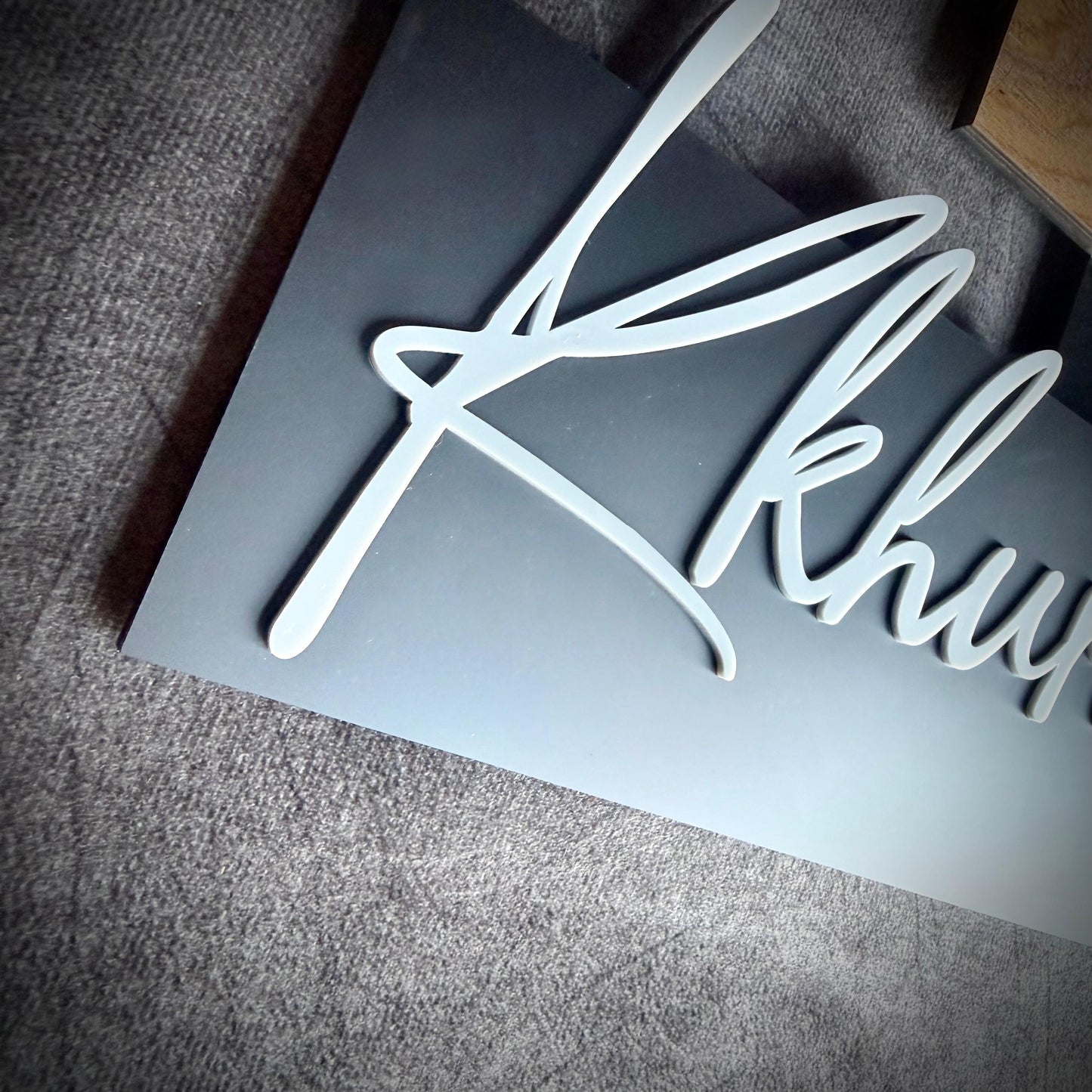 Nomara Luxe Nameplate