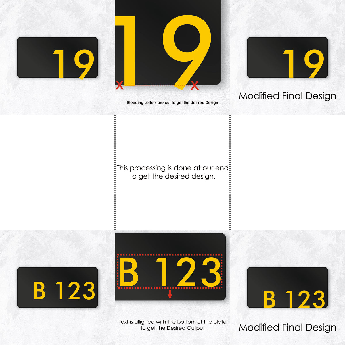 Number Behind Numbers Number Behind the Black Nameplate – Nameplate Studio