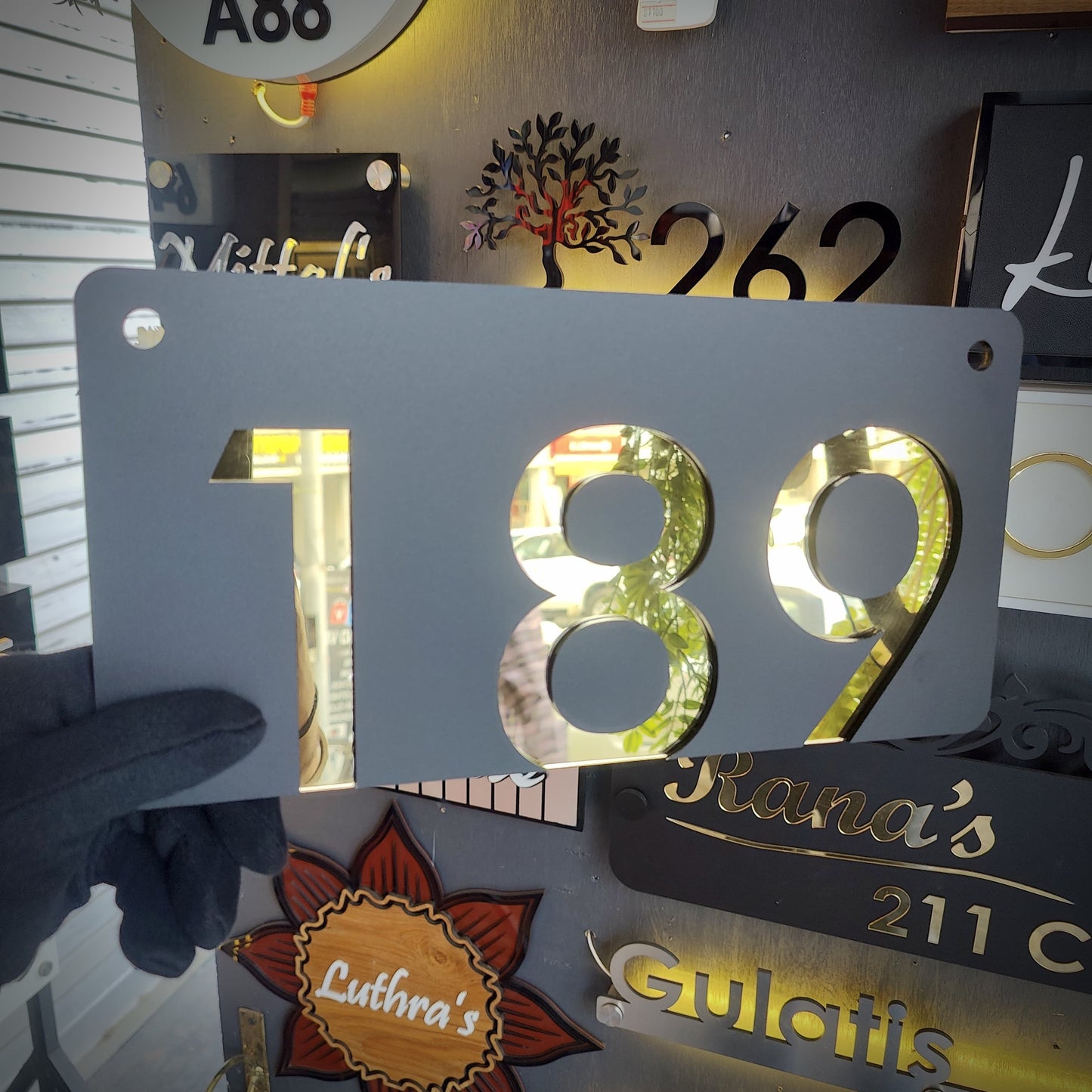 Number Behind the Black Nameplate