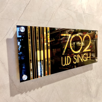 The Black Poiret Nameplate