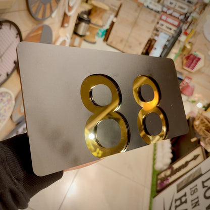 Number Behind the Black Nameplate