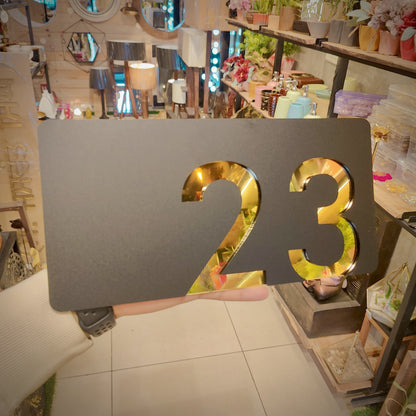 Number Behind the Black Nameplate