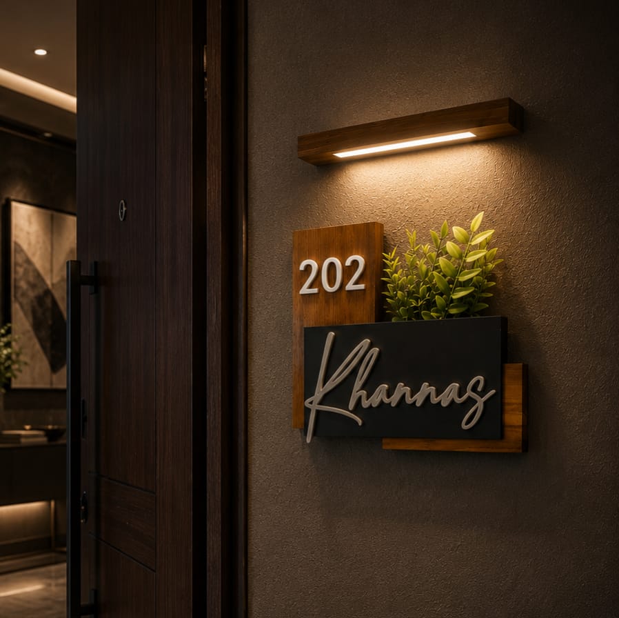 Radiant Nomara Luxe Nameplate