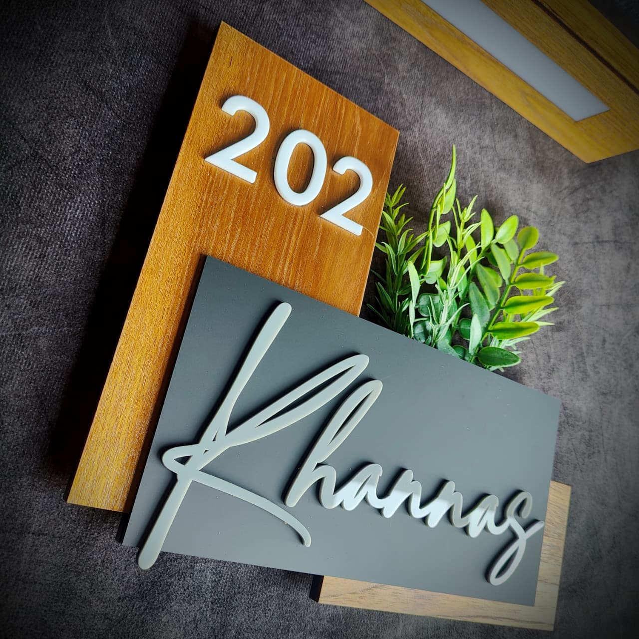 Radiant Nomara Luxe Nameplate