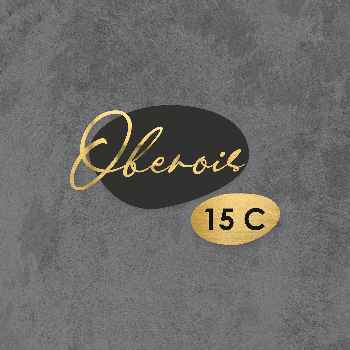 Regalia Noir Lux Nameplate