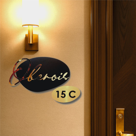 Regalia Noir Lux Nameplate