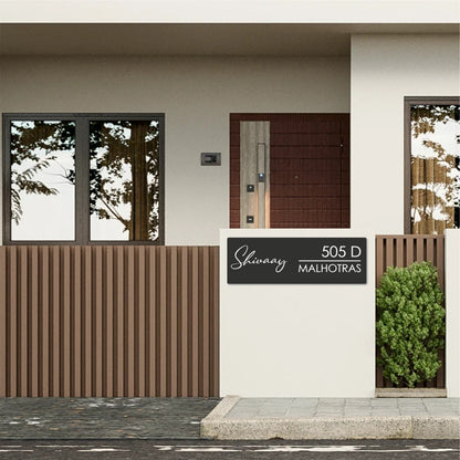 The Noir Slate Nameplate