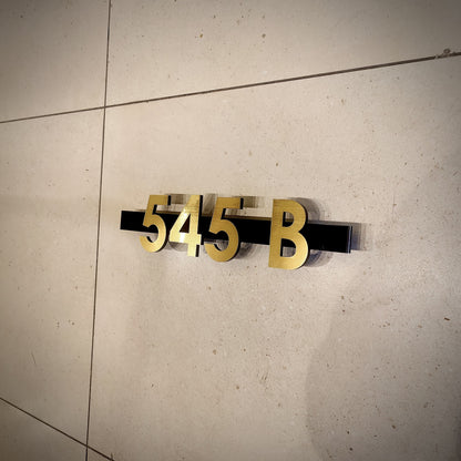 Lumi'Line Indoor Number Plate