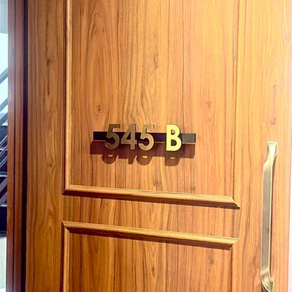 Lumi'Line Indoor Number Plate