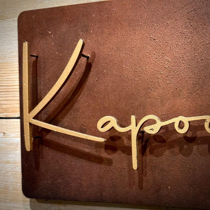 Imperial Rustique Luxury Nameplate