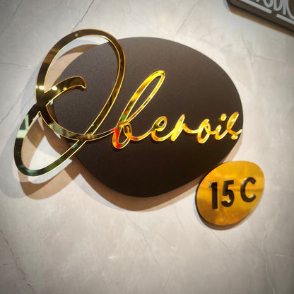 Regalia Noir Lux Nameplate