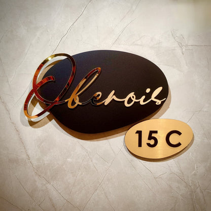 Regalia Noir Lux Nameplate