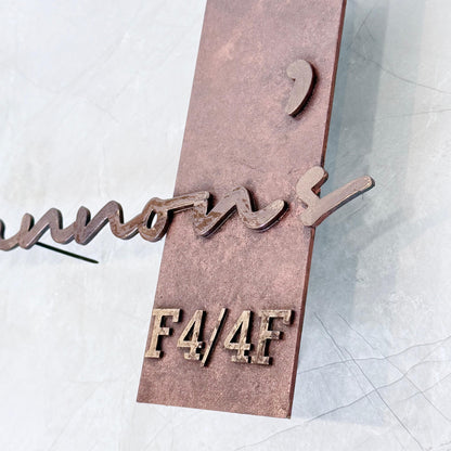 Casa Éclat Metal Nameplate - Copper Edition