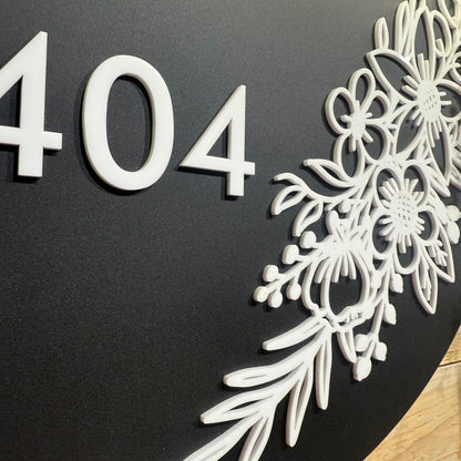 LushEdge Luxury Nameplate