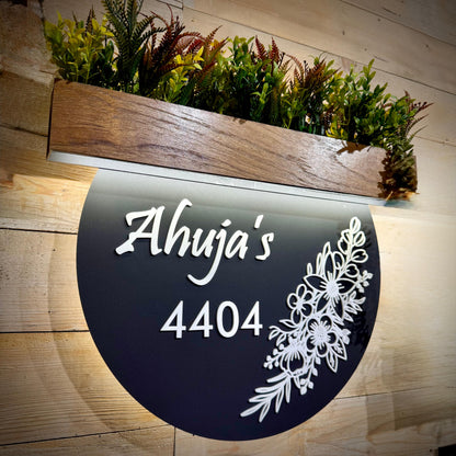 LushEdge Luxury Nameplate