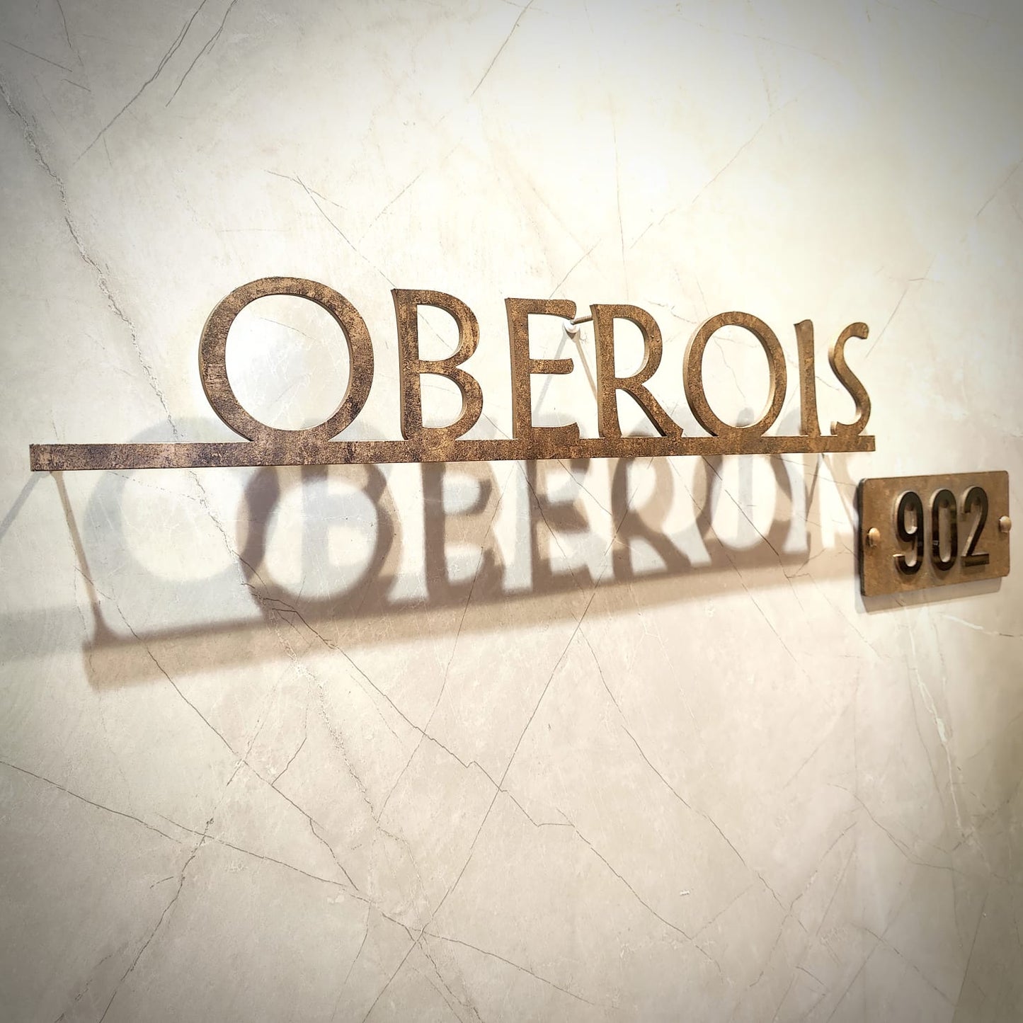 Aureon Signature Metal Nameplate