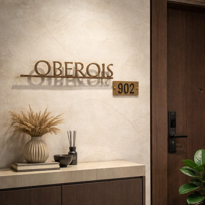 Aureon Signature Metal Nameplate