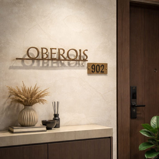 Aureon Signature Metal Nameplate