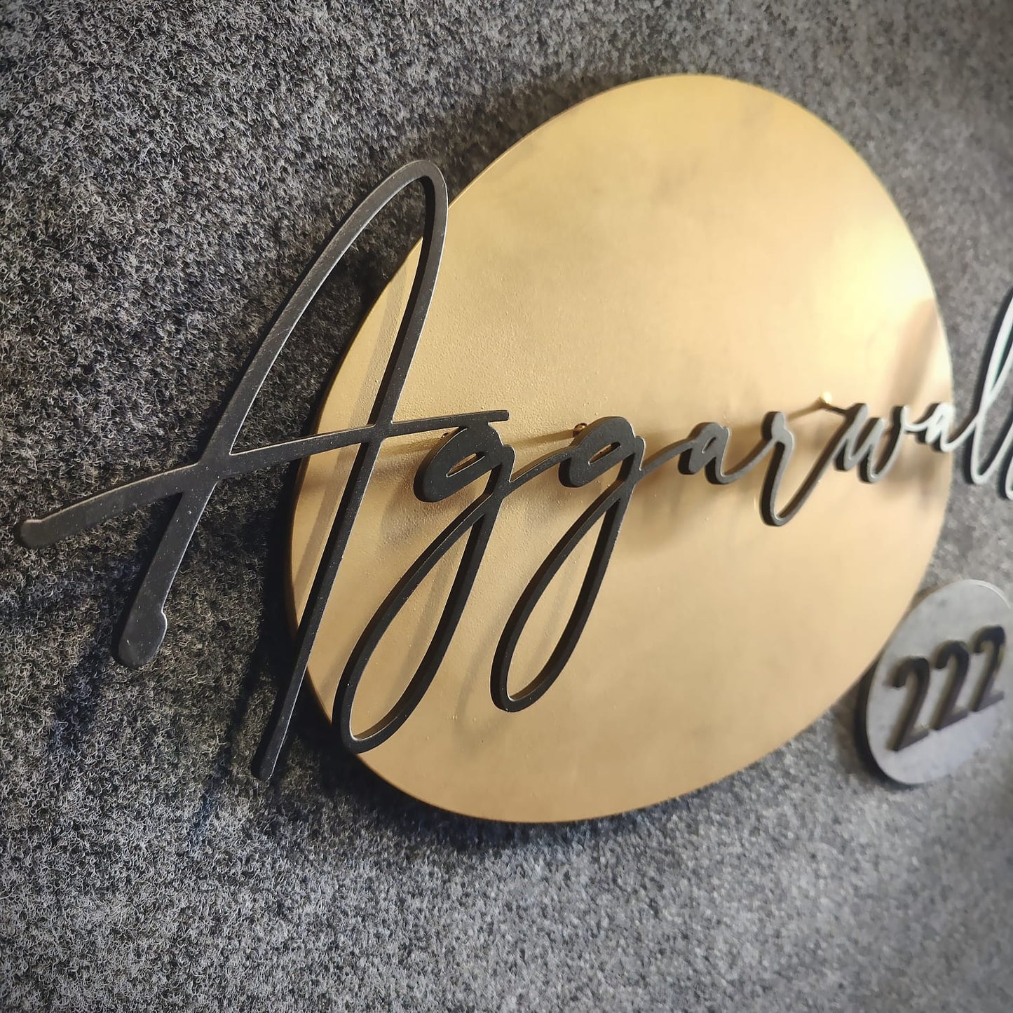 Solis Signature Nameplate