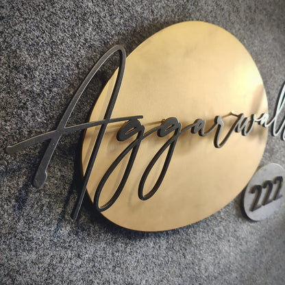 Solis Signature Nameplate